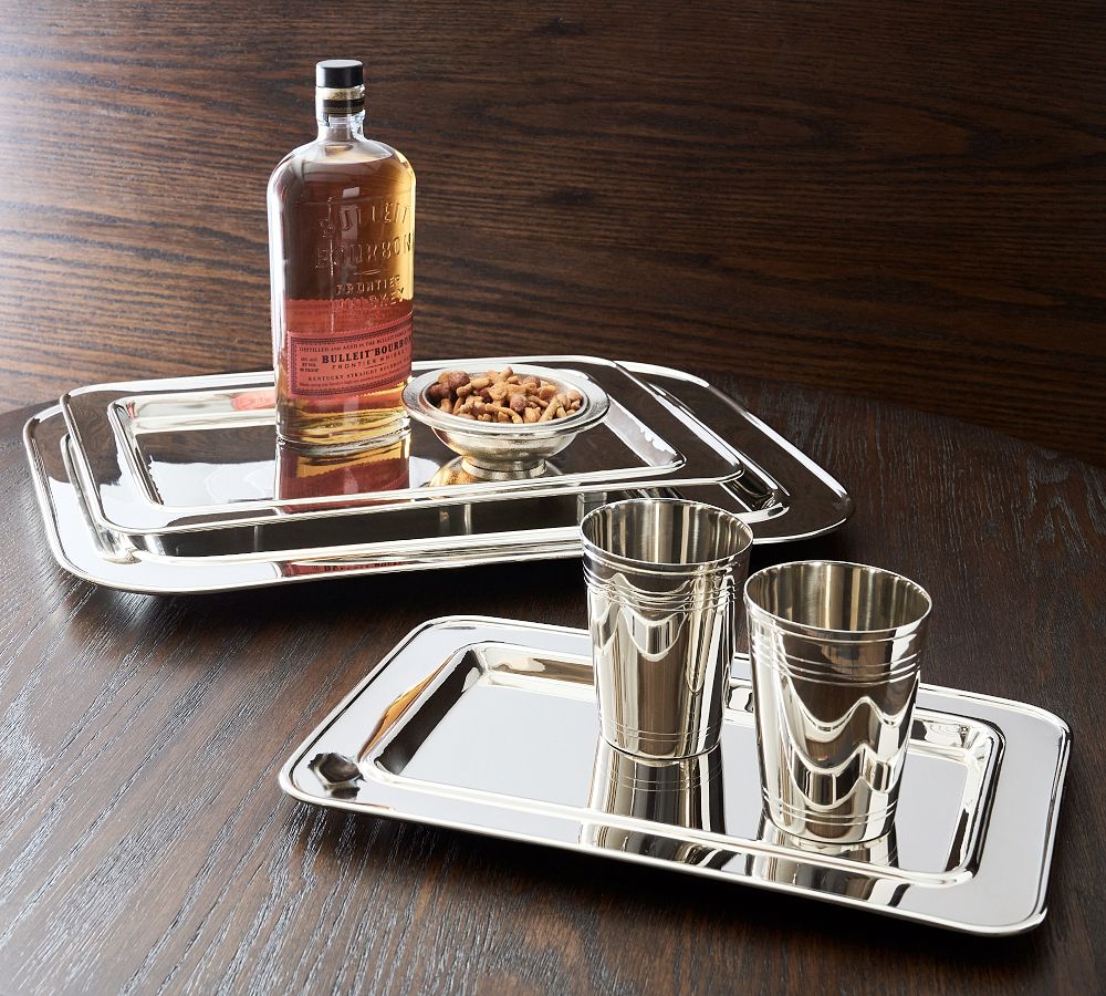 Pottery Barn Heritage Silver Entertaining Collection