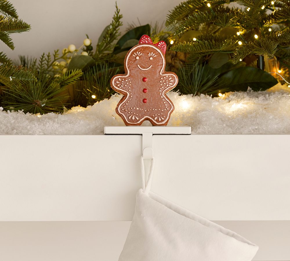 Pottery Barn Gingerbread Stocking Holder