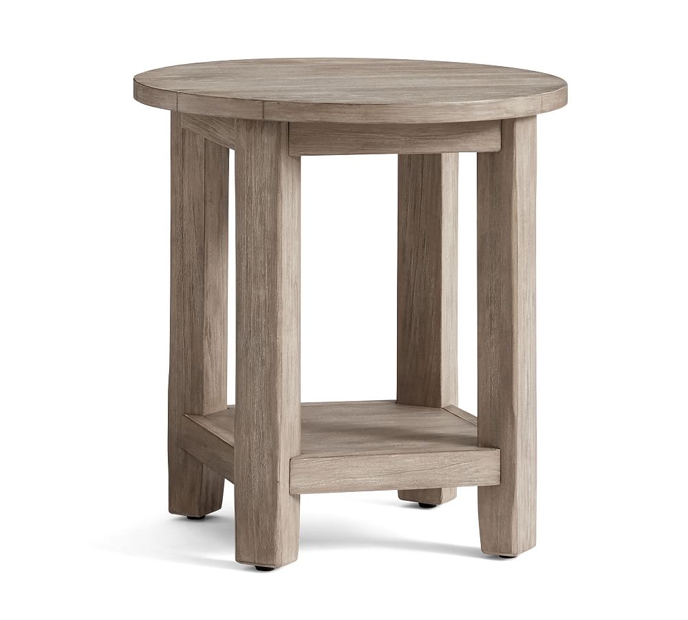 Pottery Barn Benchwright Round End Table (23")