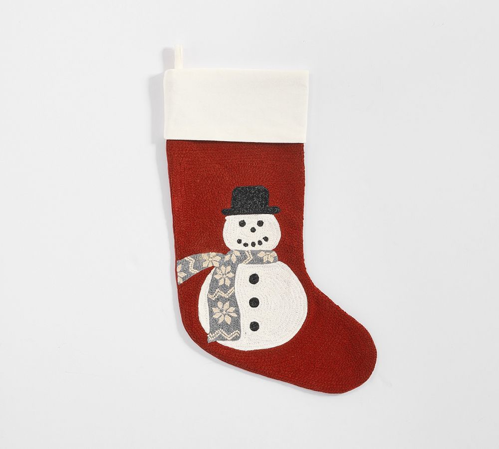 Pottery Barn Holiday Icons Crewel Stockings