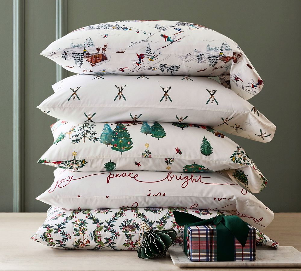 Pottery Barn 12 Days of Christmas Pillowcases