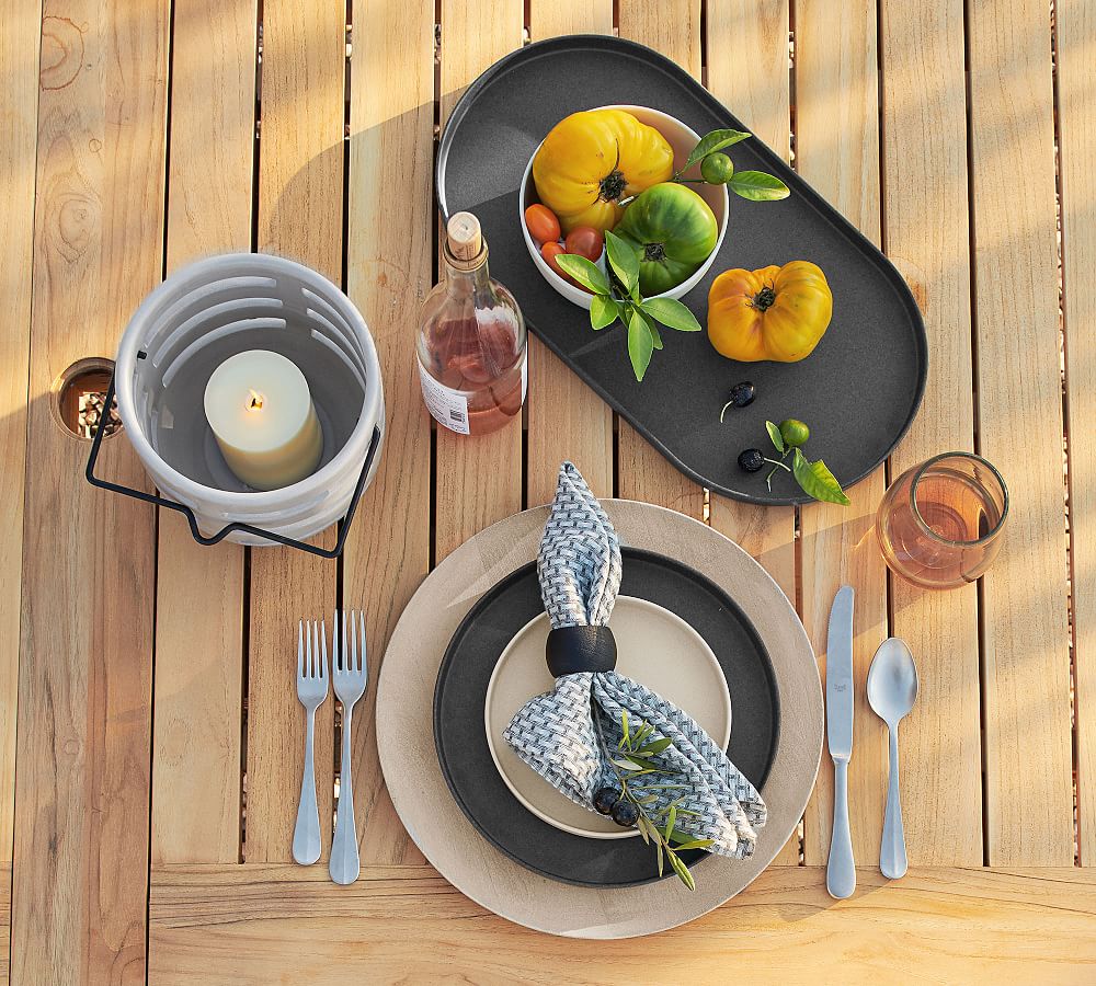 Pottery Barn Mason Modern Outdoor Melamine Salad Plates