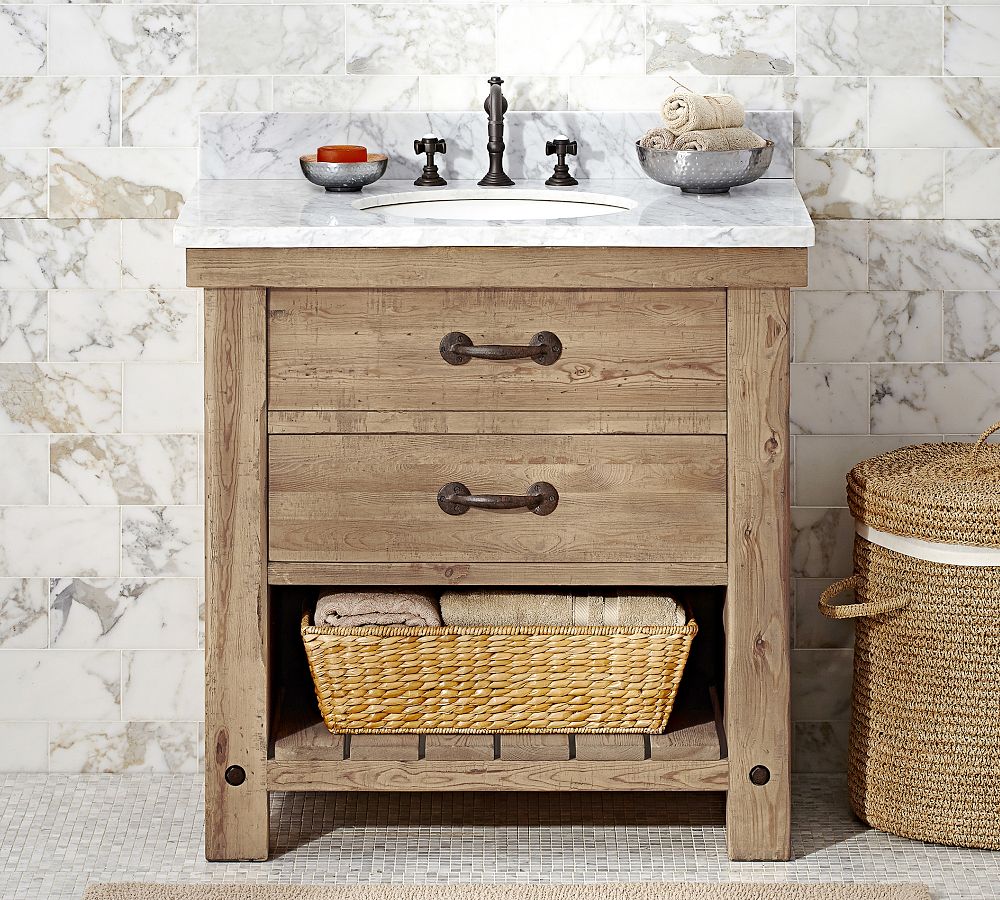 Pottery Barn Benchwright 36" Single Sink Vanity