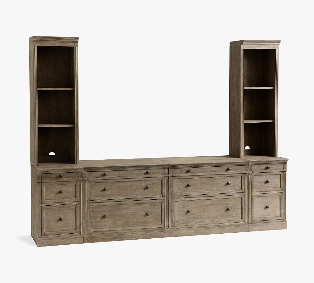 Pottery Barn Livingston 6-Piece Bookcase Suite (105")