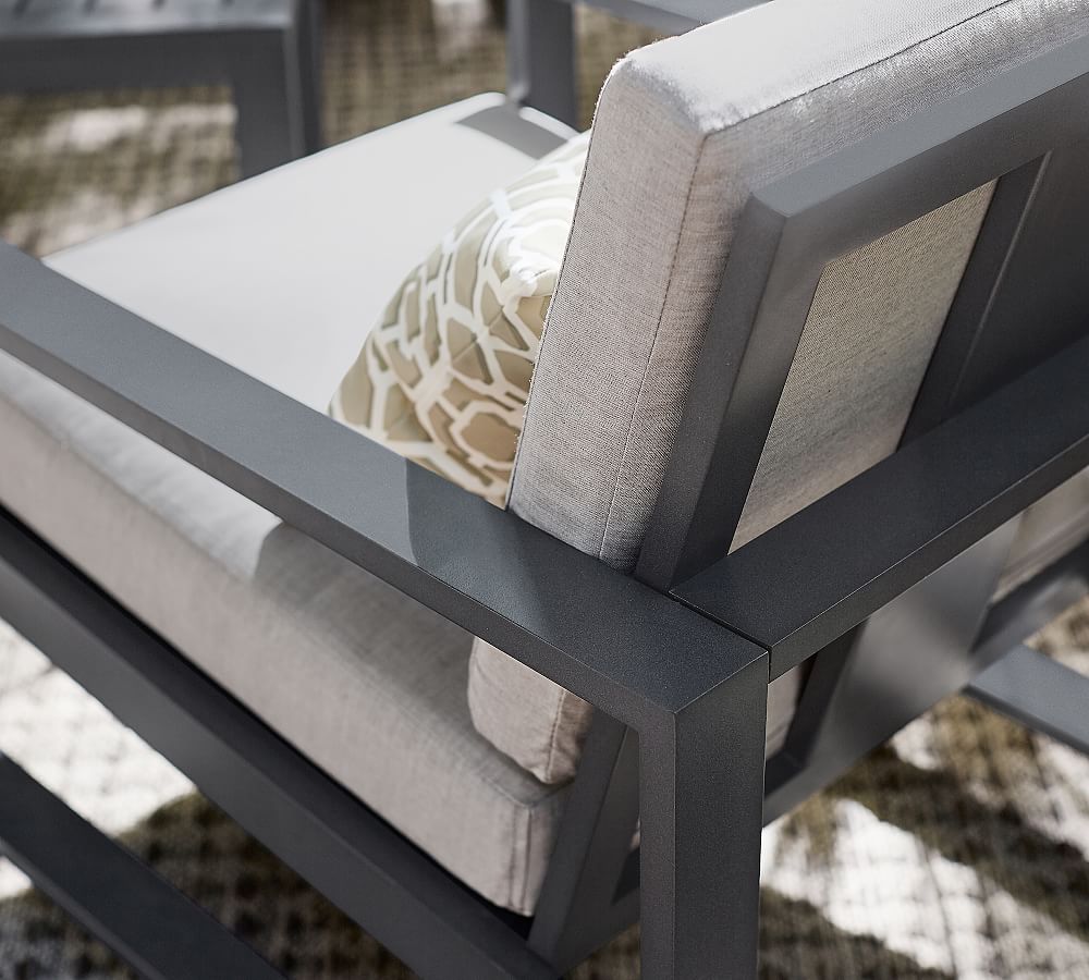 Pottery Barn Indio Metal Outdoor Lounge Chair