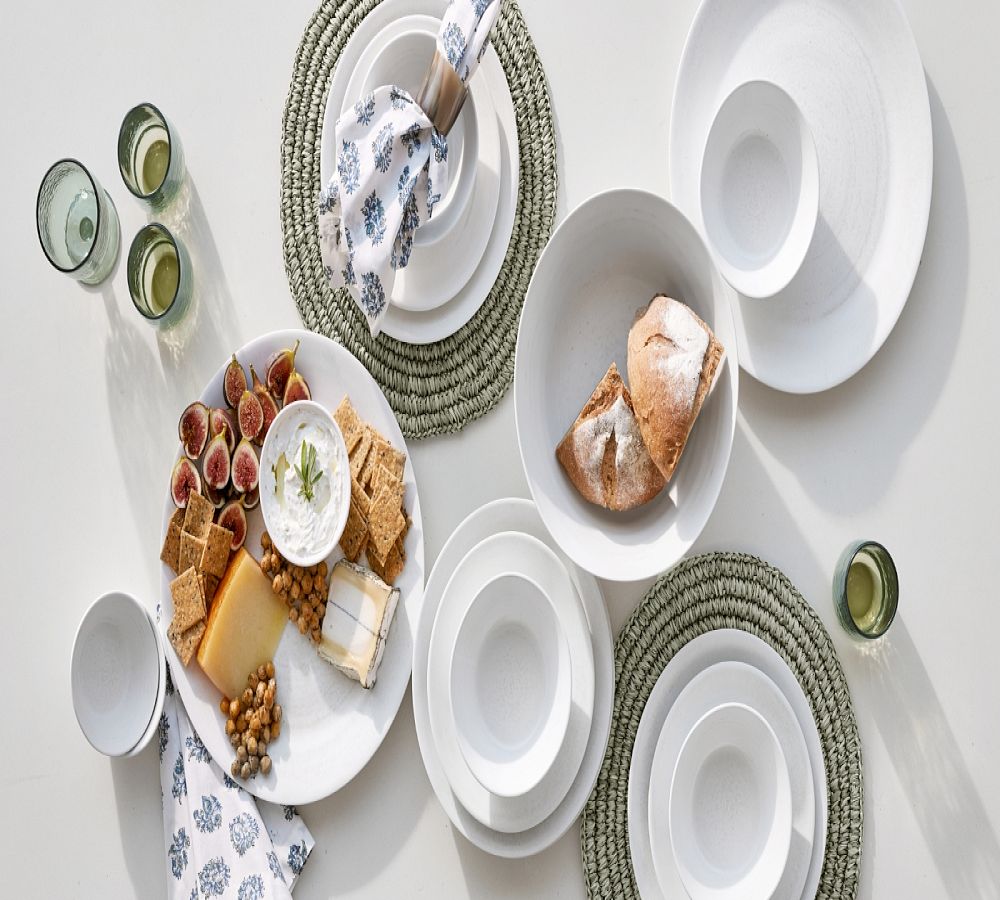 Pottery Barn Larkin Outdoor Melamine Cereal Bowls
