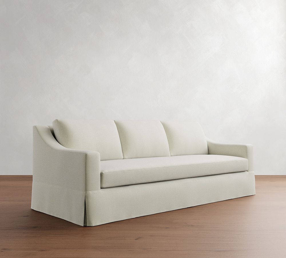 Pottery Barn York Slope Arm Slipcovered Sofa (60" - 108")