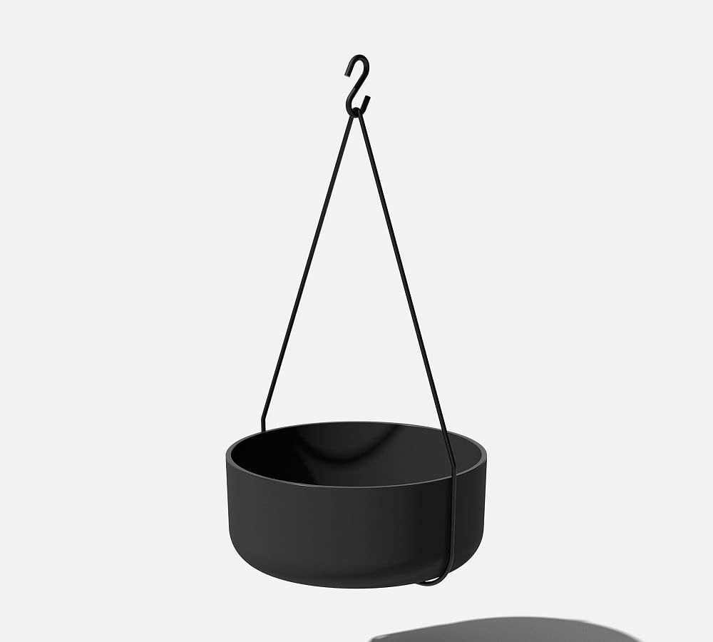 Pottery Barn All Weather Eco Hevea 14" Hanging Bowl Planters