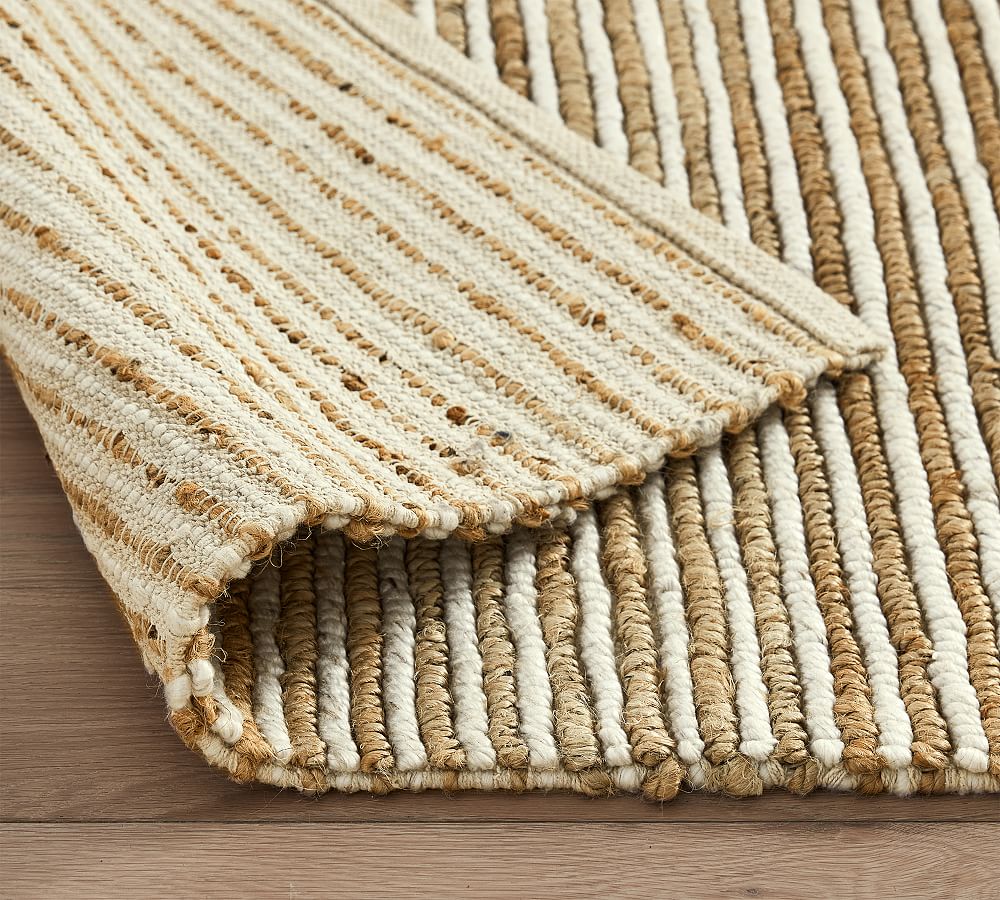 Pottery Barn Rafferty Striped Handwoven Rug