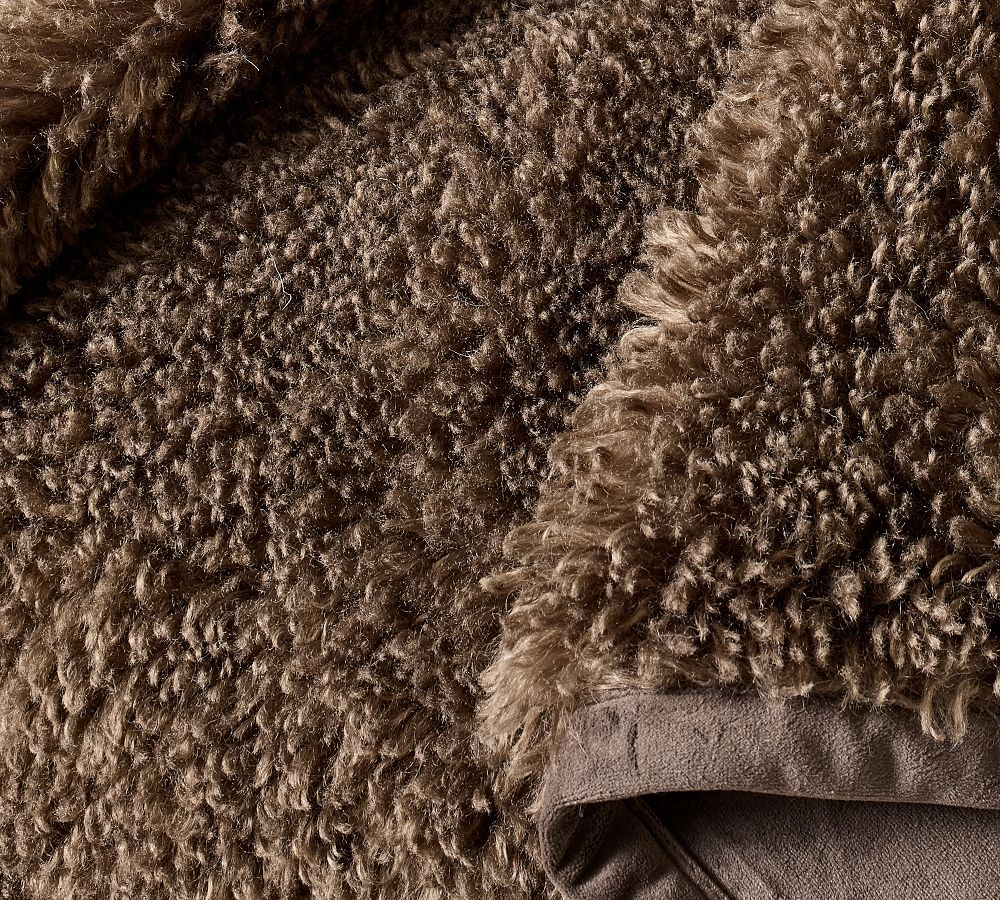Pottery Barn Dream Faux Fur Throw Blanket