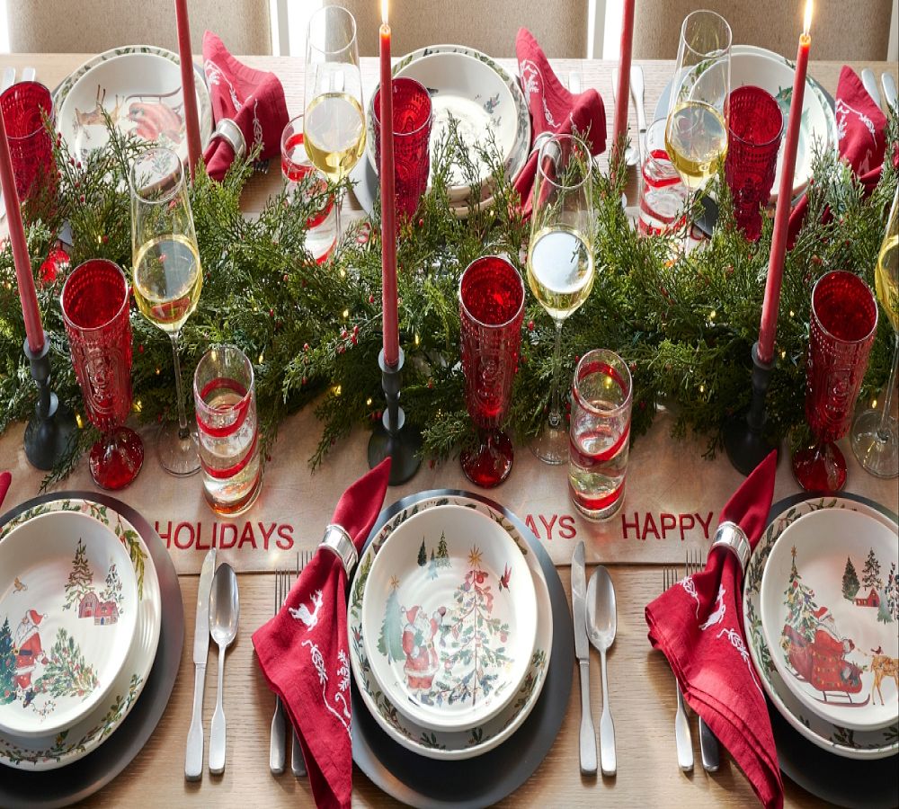 Pottery Barn Christmas in the Country Dinnerware Collection