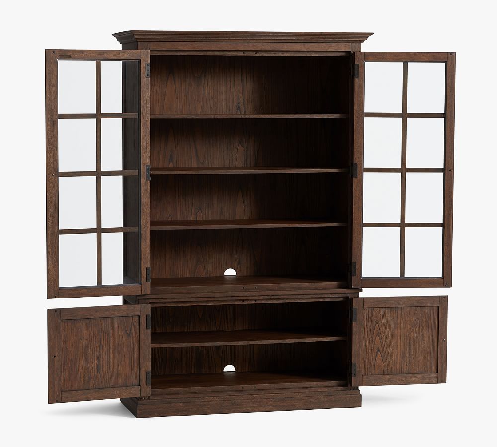 Pottery Barn Livingston Glass Cabinet (48.5")