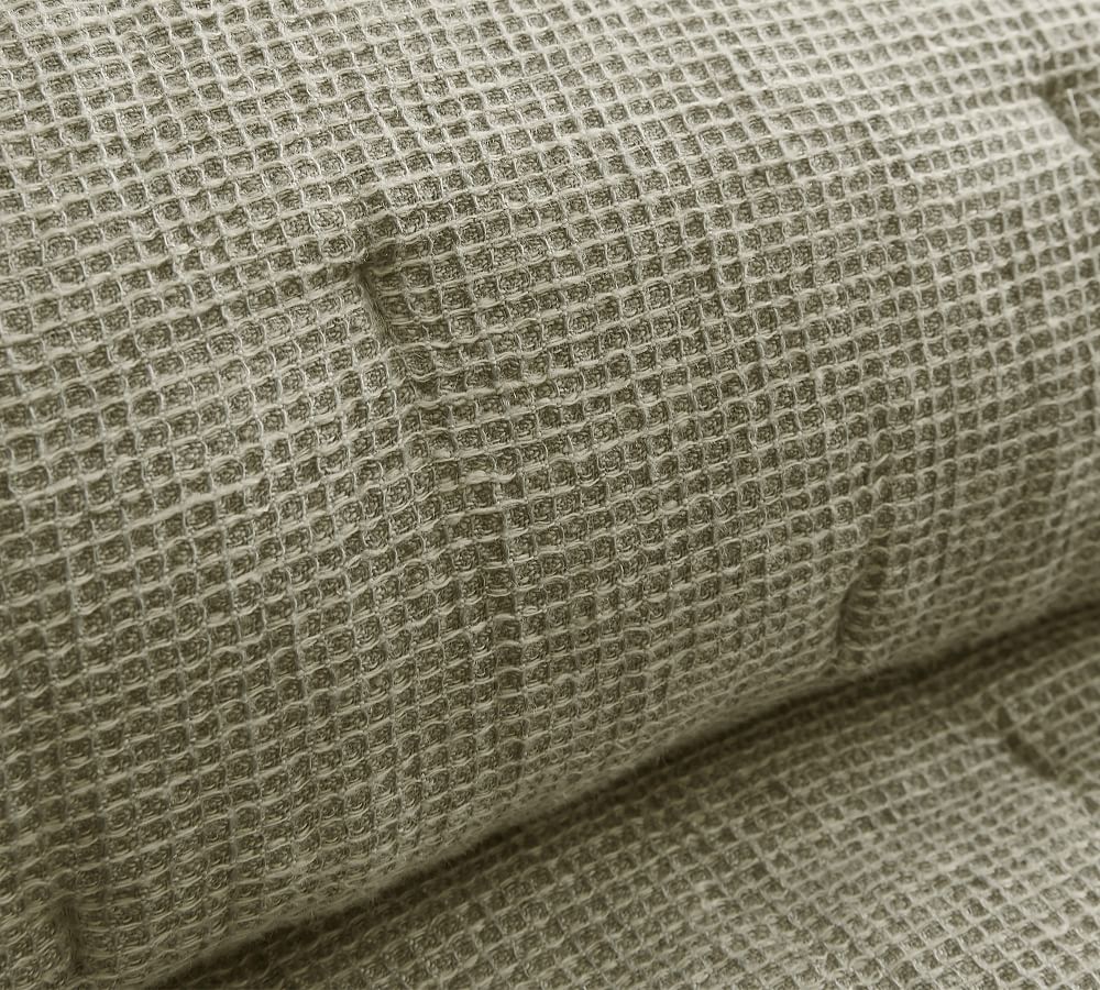 Pottery Barn European Flax Linen Waffle Quilt