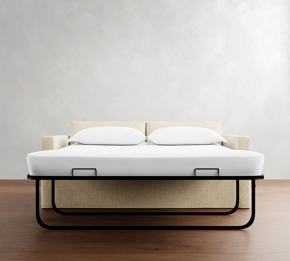 Pottery Barn Carmel Slim Arm Slipcovered Sleeper Sofa (81")