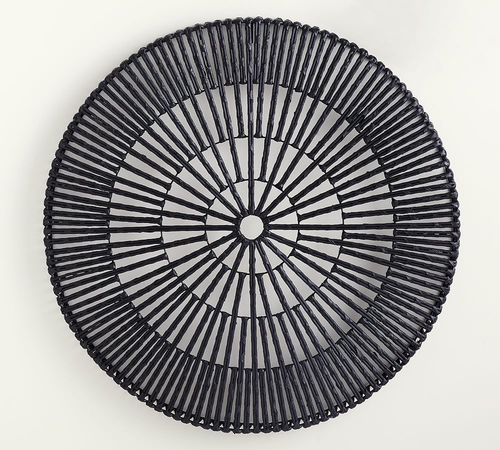 Pottery Barn Handwoven Willow Wheel Wall Art
