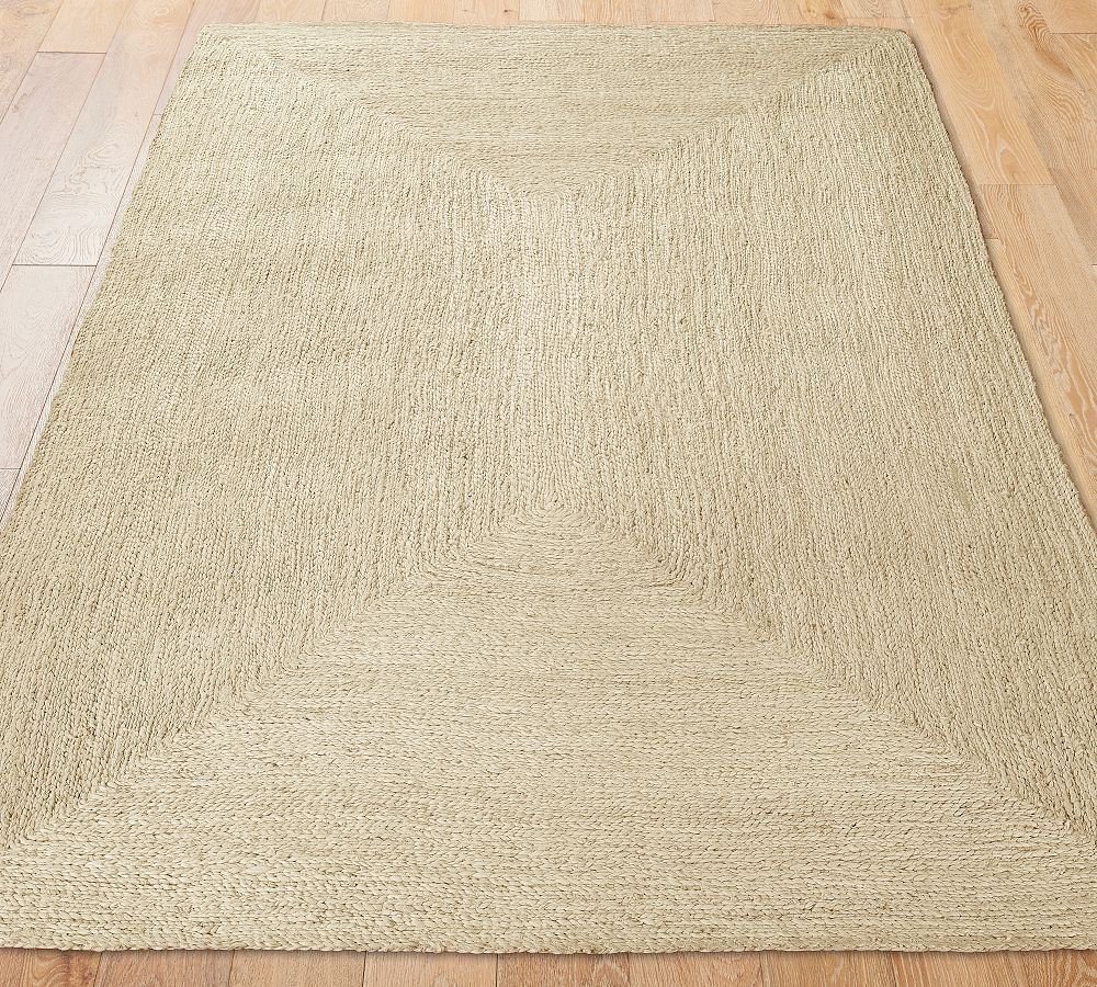 Pottery Barn Concentric Handwoven Jute Rug