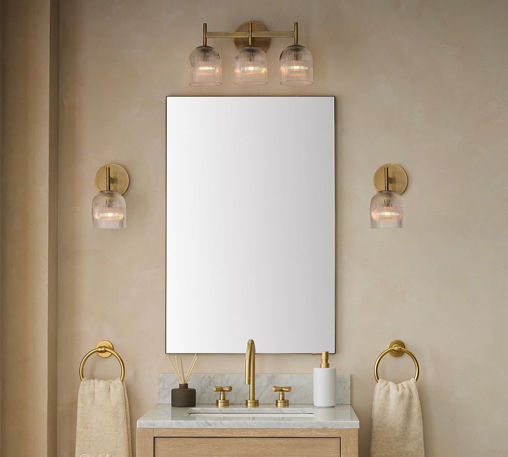 Pottery Barn Mason Glazed Stoneware Bathroom Accessories