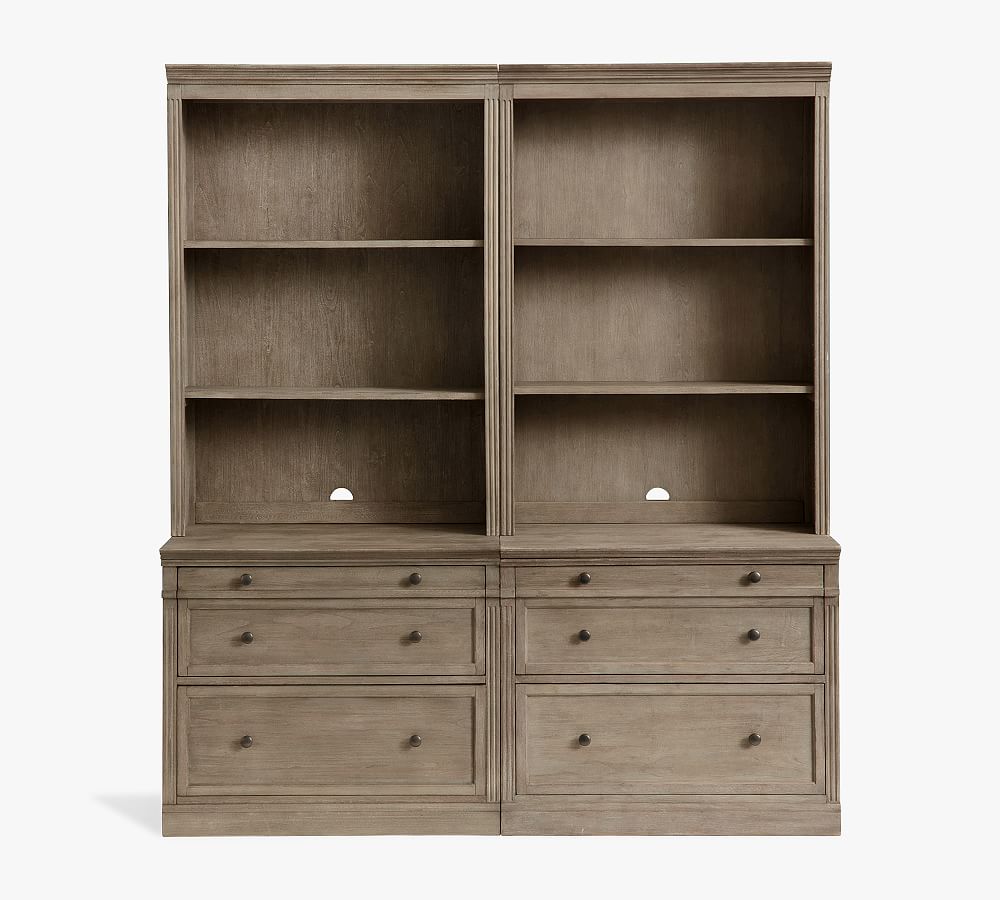 Pottery Barn Livingston Bookcase Suite (70")