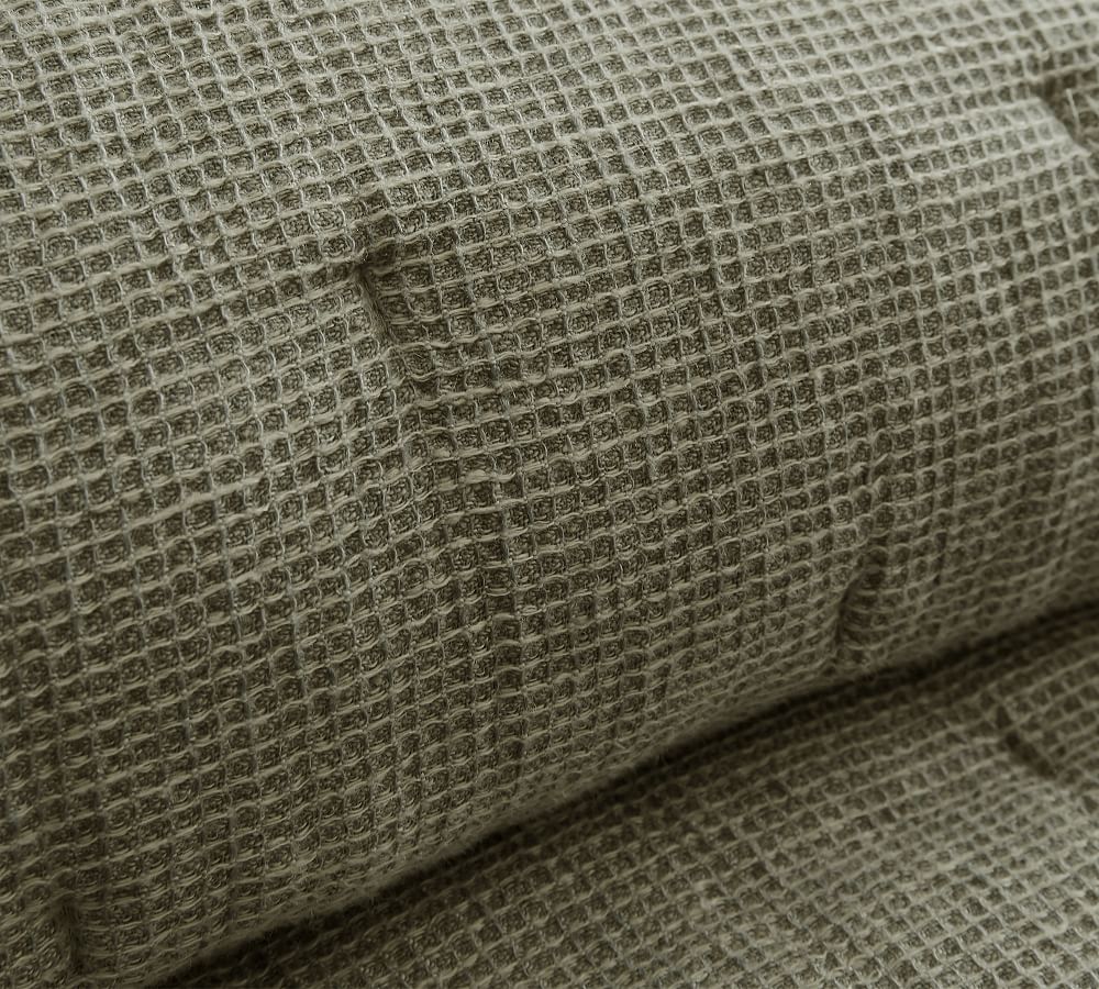 Pottery Barn European Flax Linen Waffle Quilt