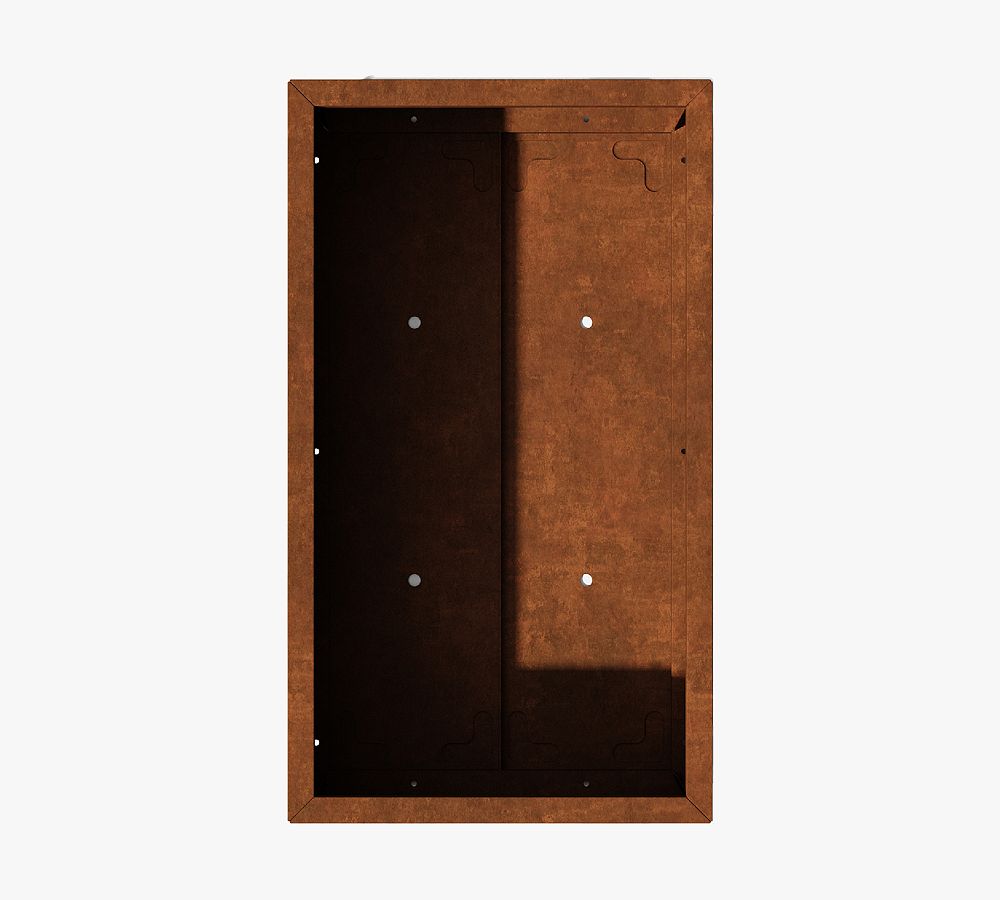 Pottery Barn Long Box Outdoor Planters - Corten Steel