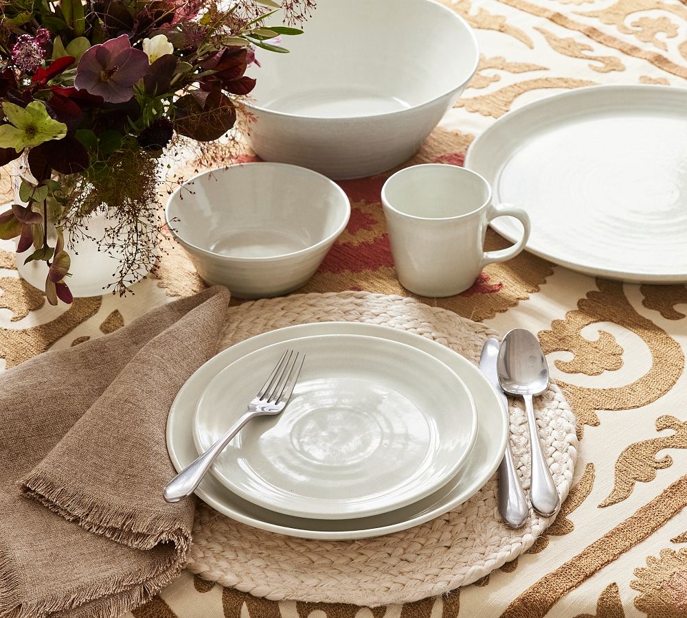 Pottery Barn Larkin Reactive Glaze Stoneware Dinnerware Set