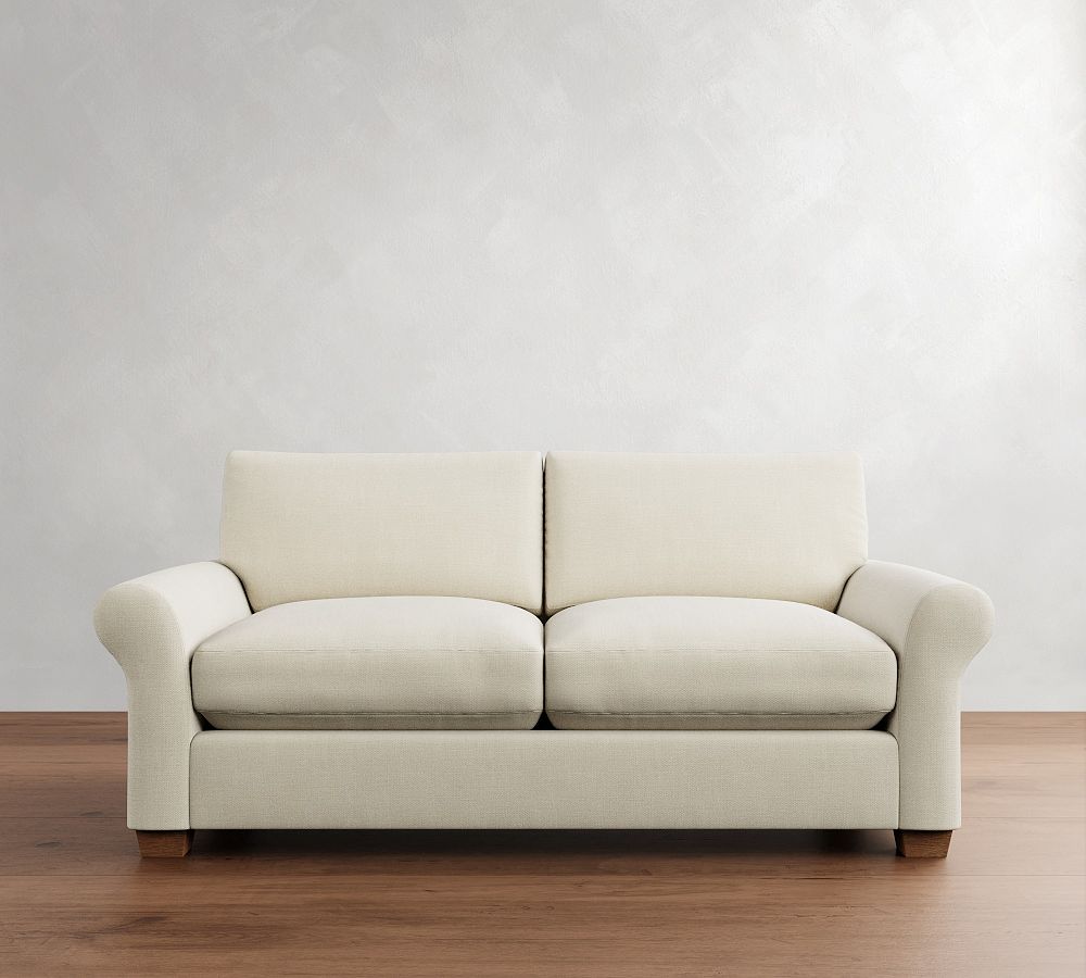 Pottery Barn PB Comfort Modern Roll Arm Sofa (67"-102")