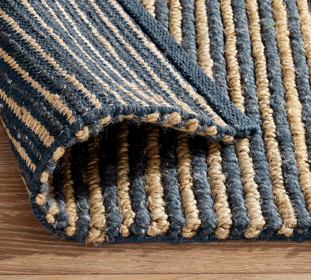 Pottery Barn Rafferty Striped Handwoven Rug