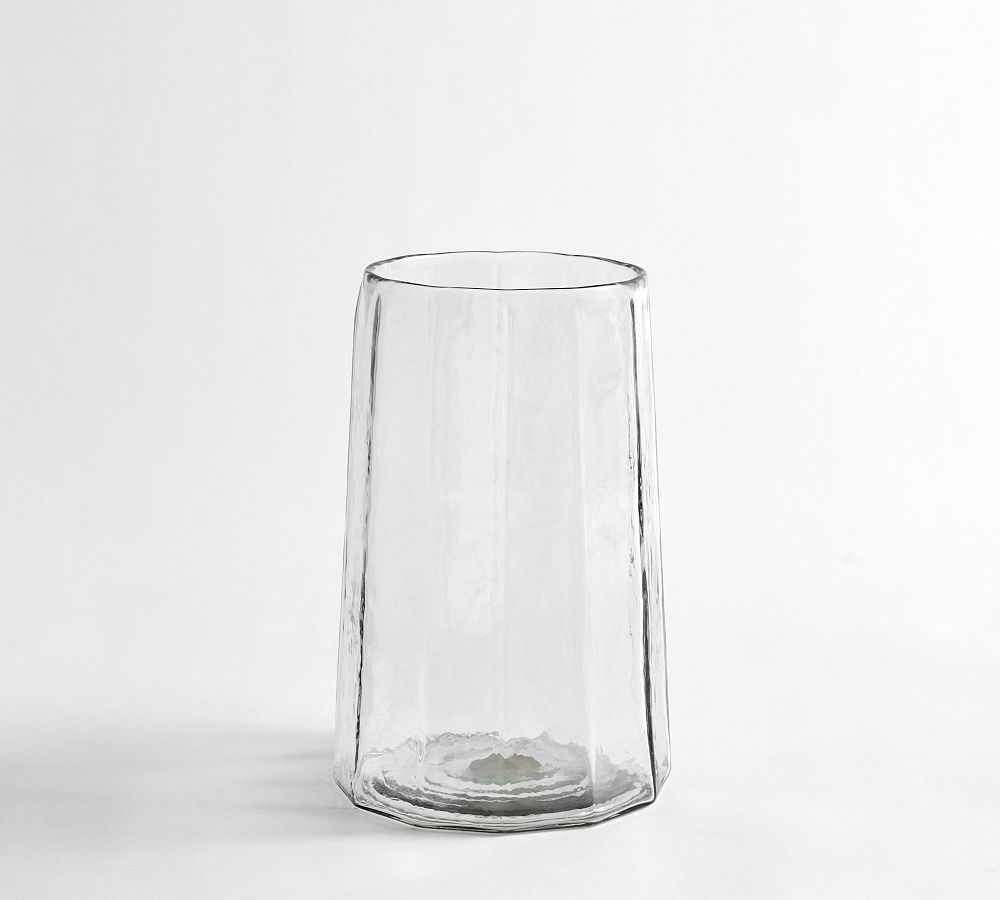 Pottery Barn Hammered Café Recycled Hurricane Candleholder