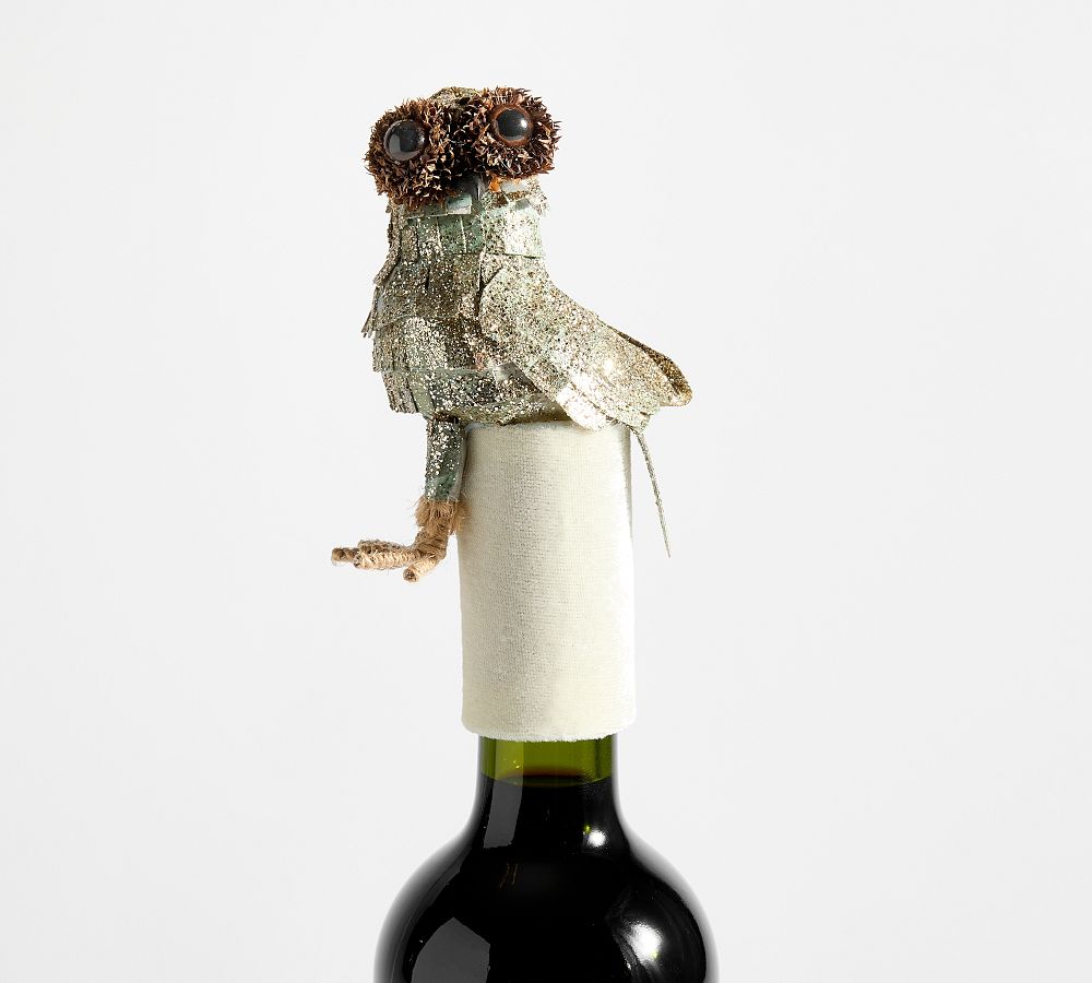 Pottery Barn Holiday Wine Topper Collection