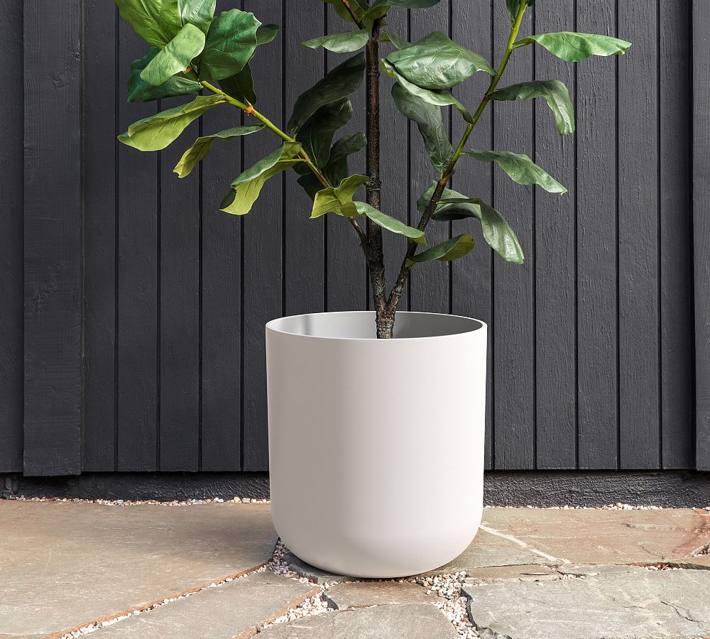 Pottery Barn All Weather Eco Hevea 20" Planters