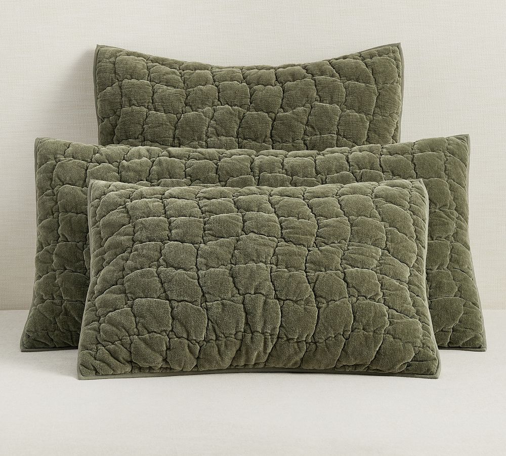 Pottery Barn Cozy Cloud Handcrafted Quilt