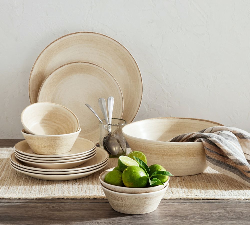 Pottery Barn Larkin Outdoor Melamine Cereal Bowls