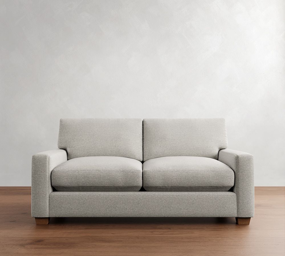 Pottery Barn PB Comfort Modern Square Arm Sofa (62"-98")