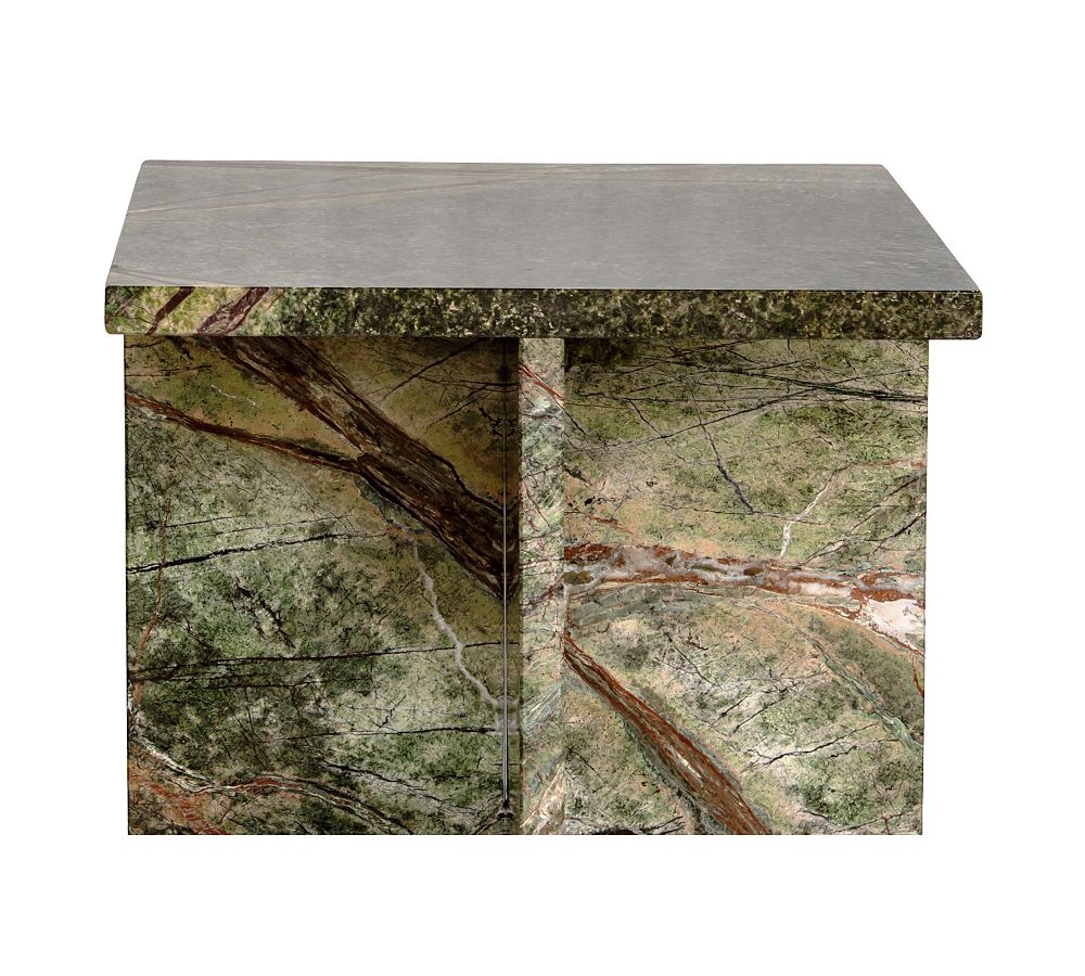 Pottery Barn Telluride Marble Square Accent Table