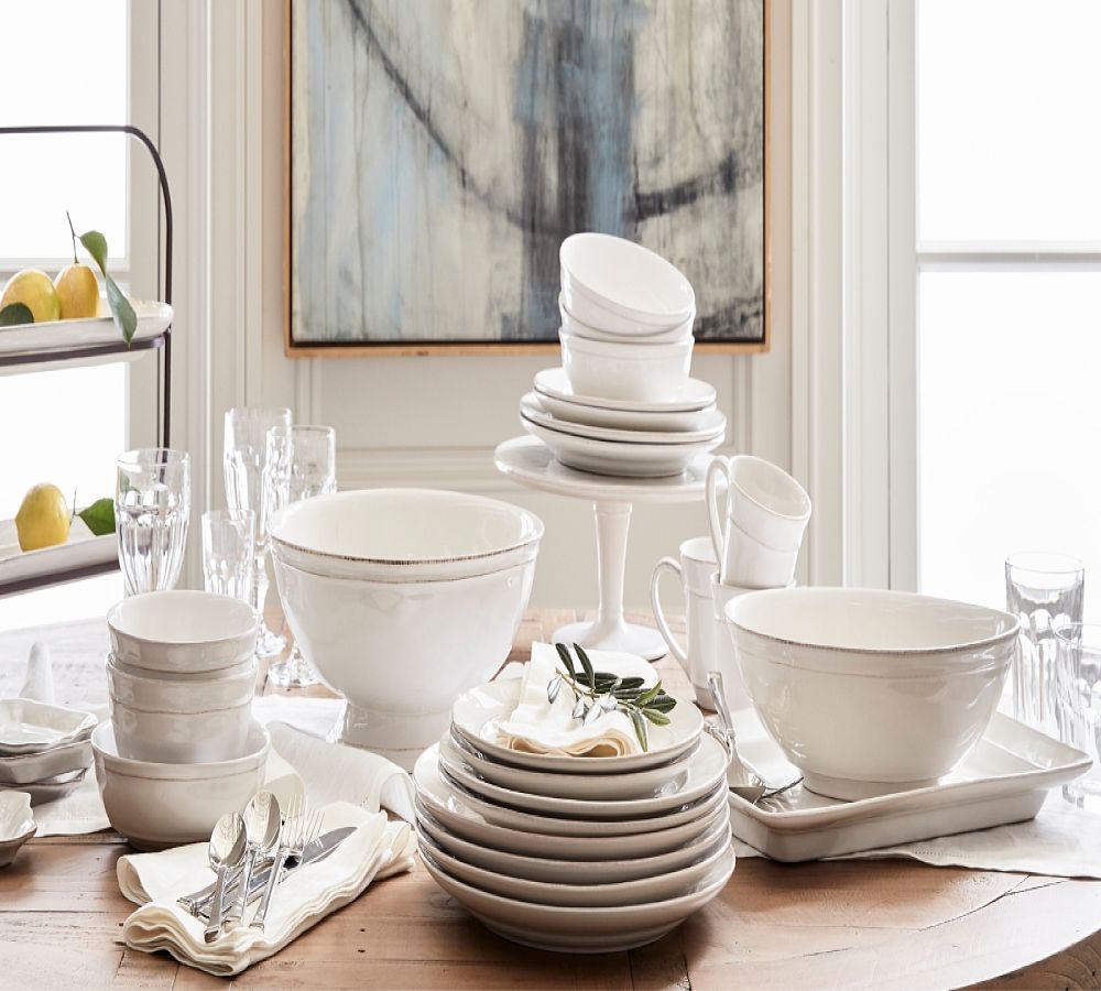 Pottery Barn Cambria Handcrafted Stoneware Salad Plates