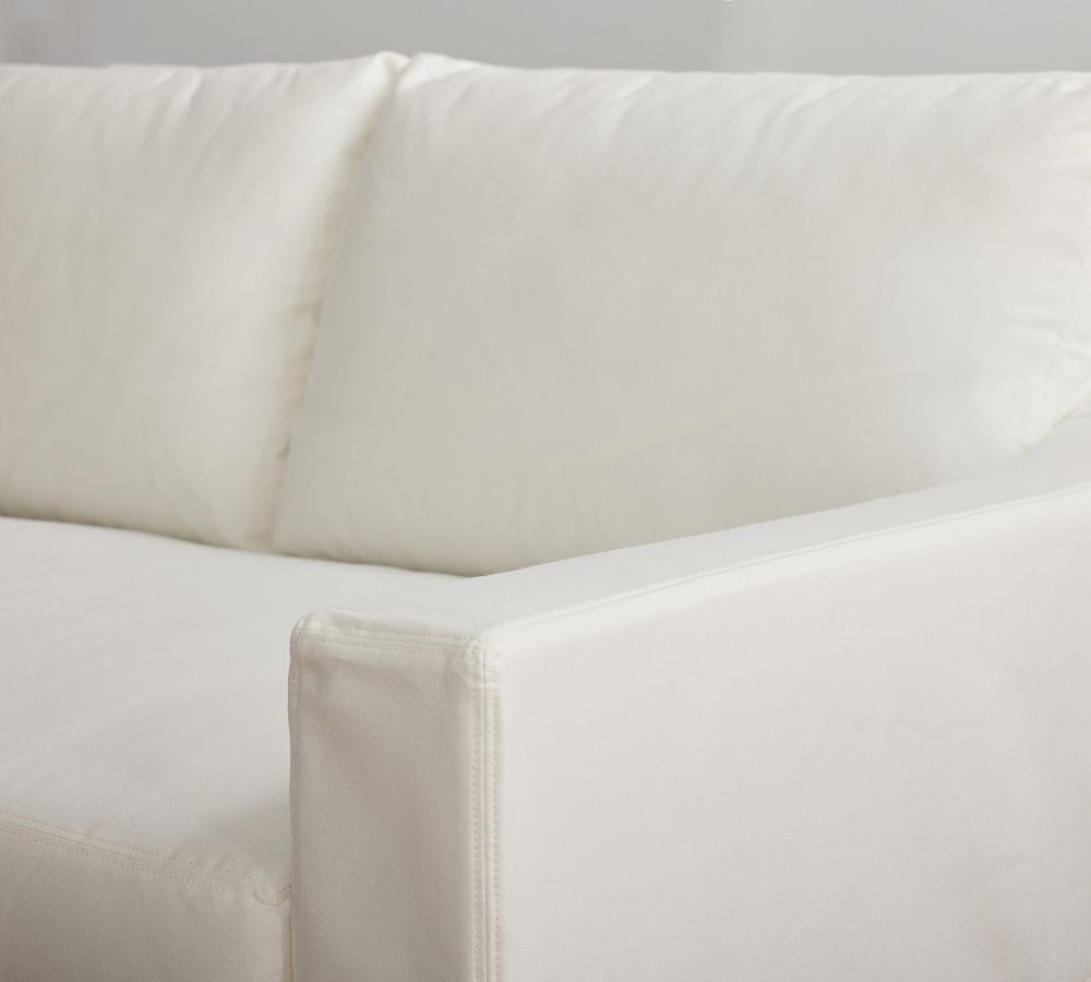 Pottery Barn York Slope Arm Slipcovered Sofa (60" - 108")