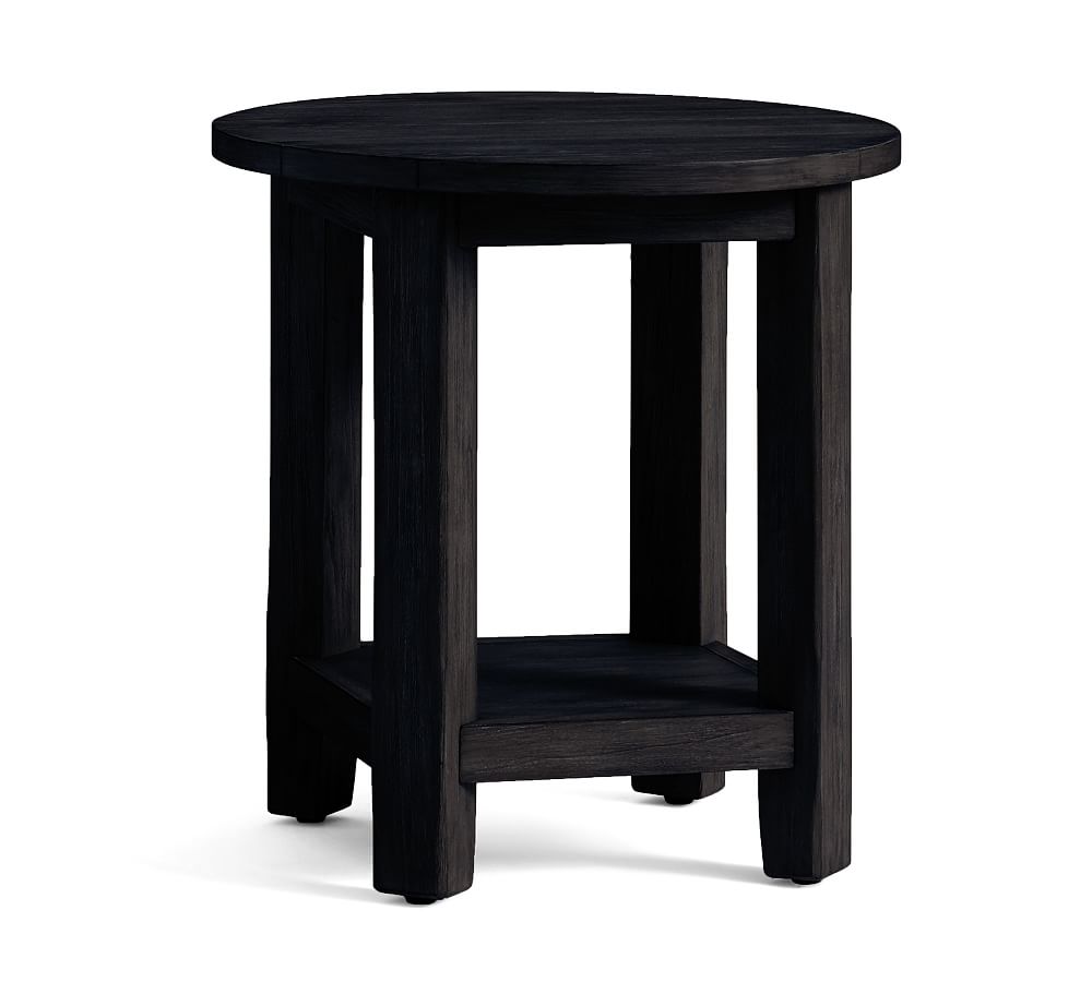 Pottery Barn Benchwright Round End Table (23")