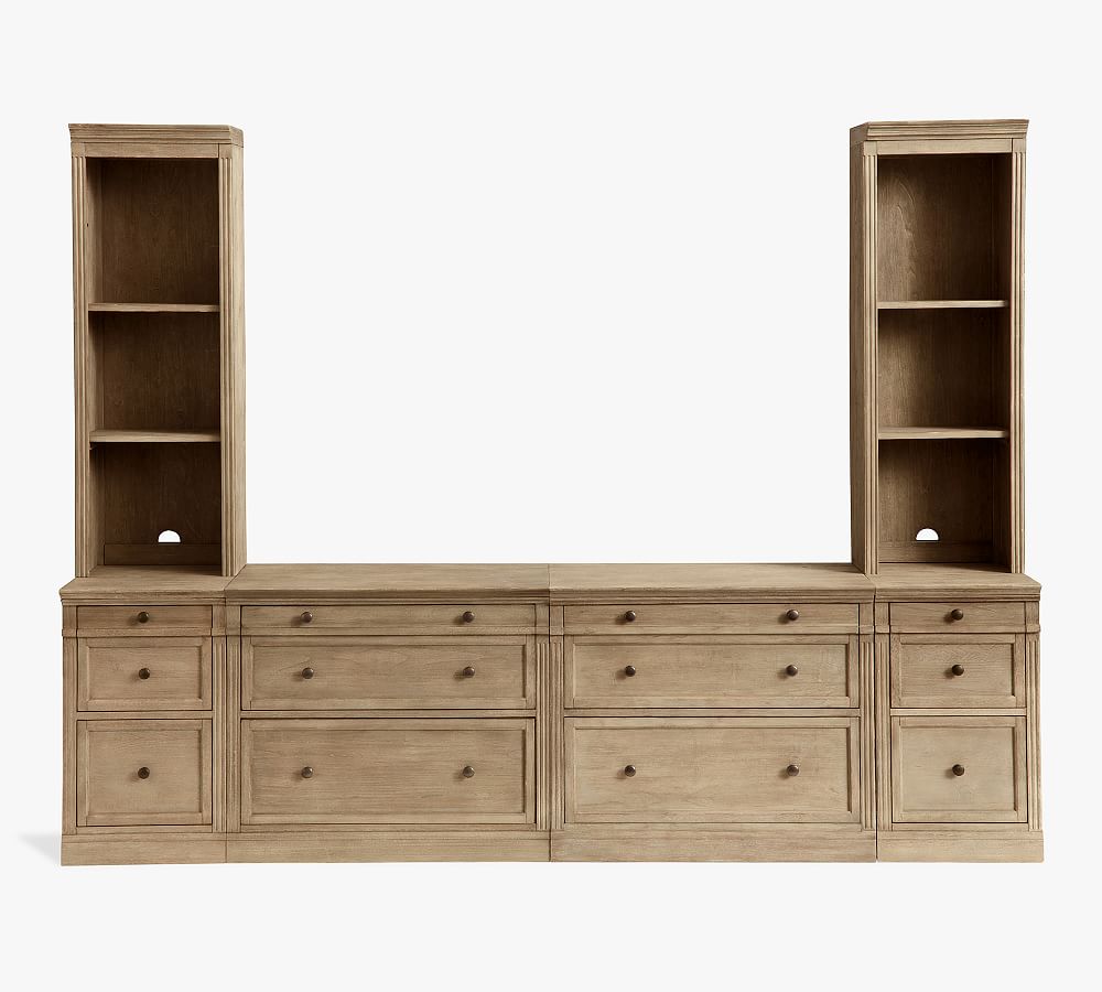 Pottery Barn Livingston 6-Piece Bookcase Suite (105")