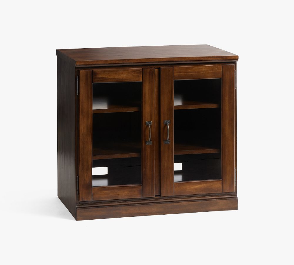 Pottery Barn Printer's Glass Cabinet (32")