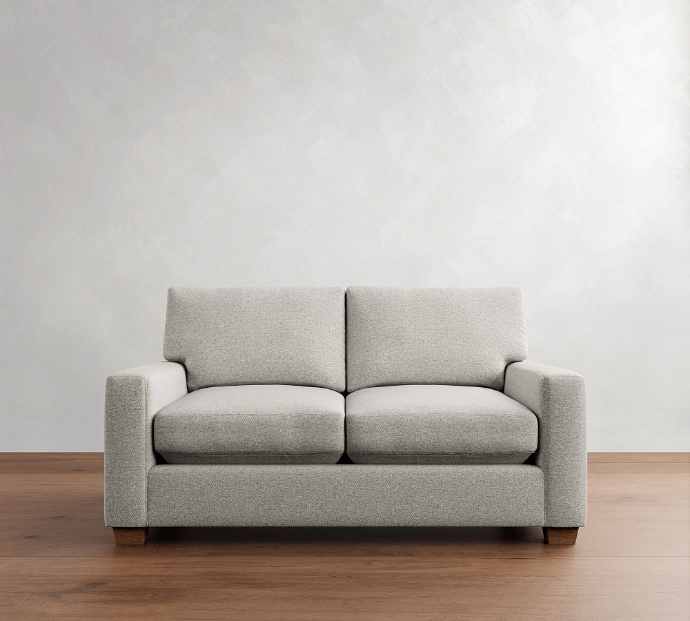 Pottery Barn PB Comfort Modern Square Arm Sofa (62"-98")