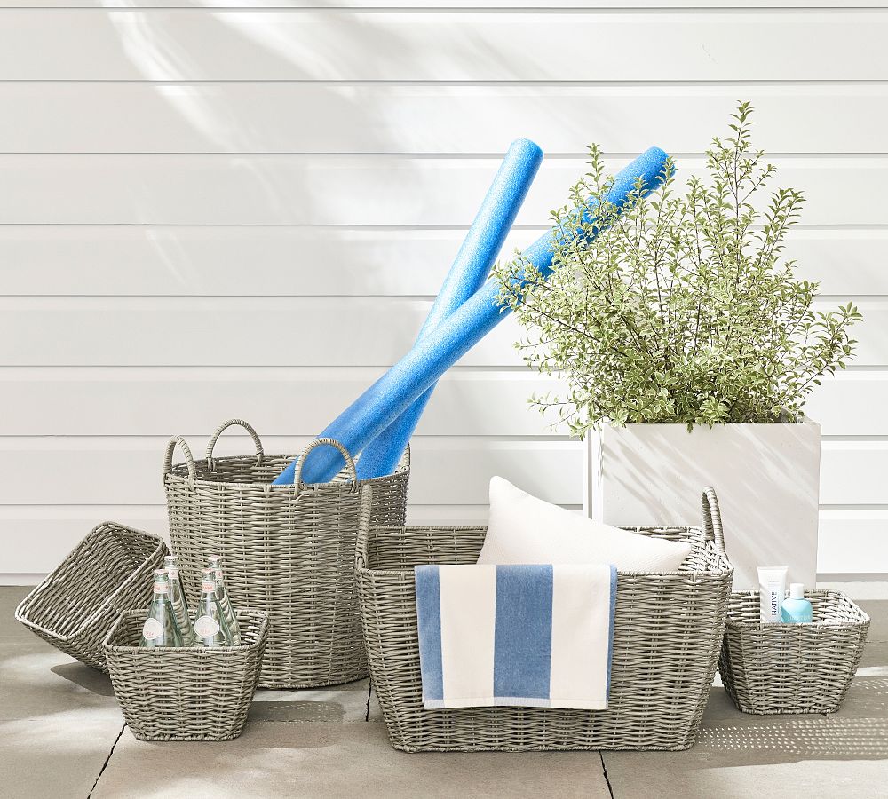 Pottery Barn Newport Handwoven Utility Baskets