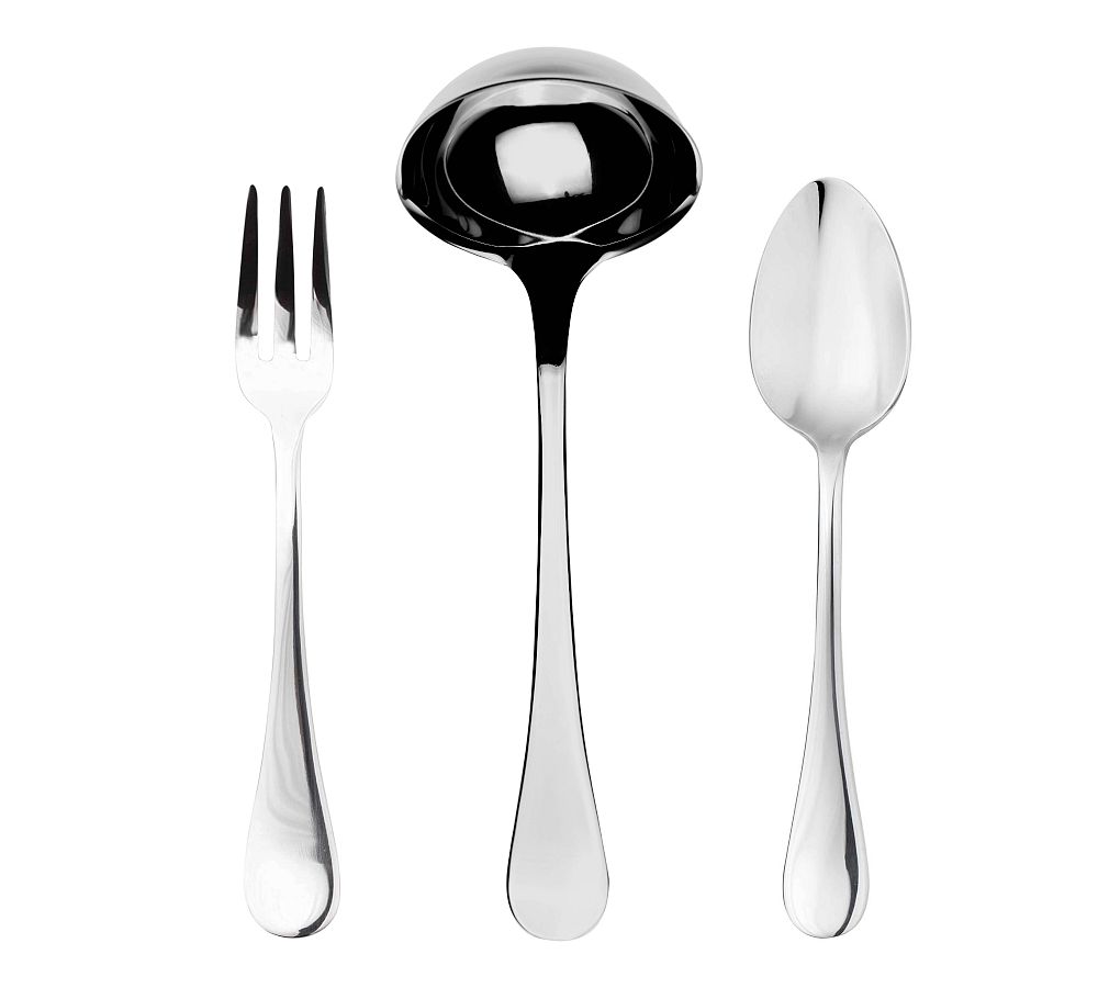 Pottery Barn Brescia Italian Flatware & Serve Set