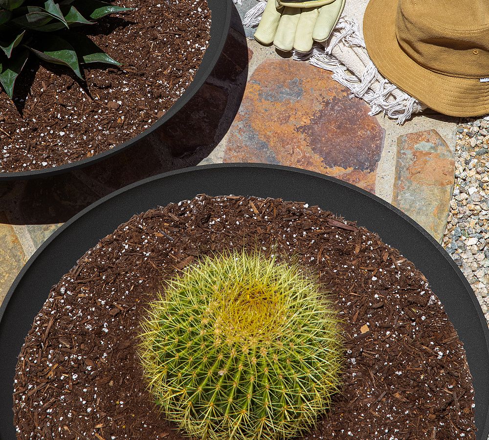 Pottery Barn All Weather Eco Hevea Outdoor Bowl Planters