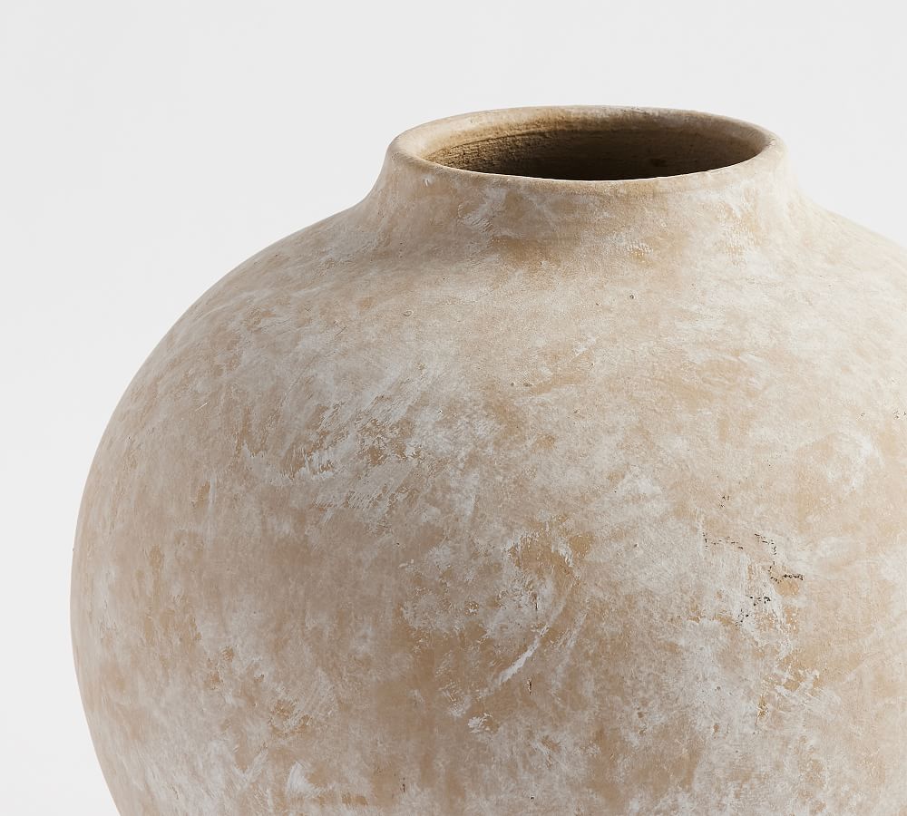 Pottery Barn Artisan Handcrafted Terracotta Vase