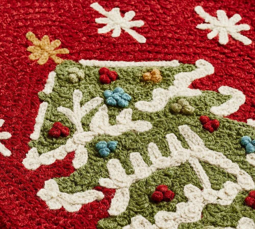 Pottery Barn Holiday Icons Crewel Stockings