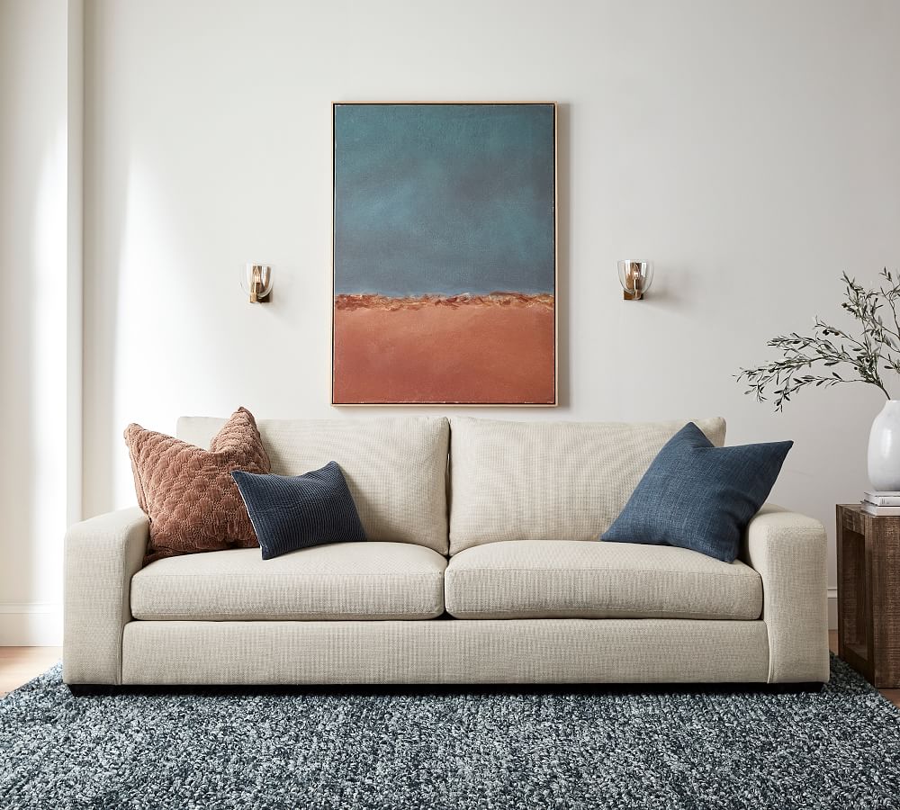 Pottery Barn Big Sur Square Arm Sofa (76"-120")