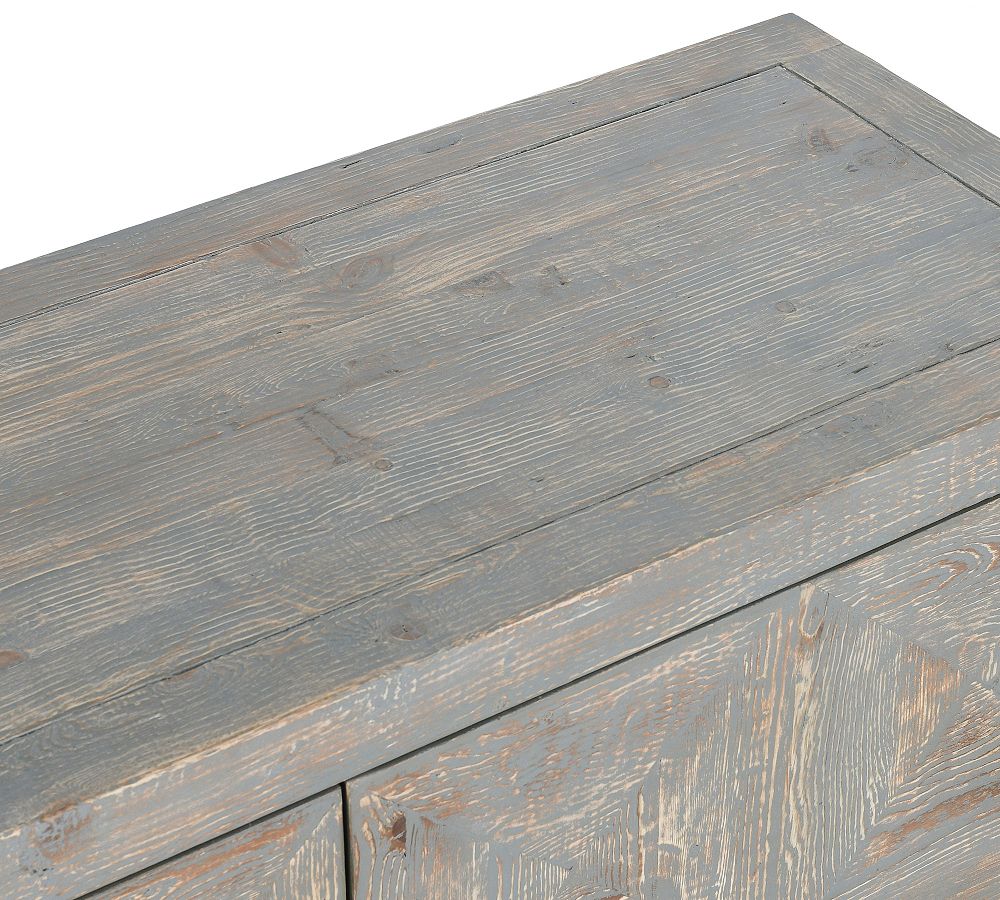 Pottery Barn Jovi Carved Reclaimed Wood Buffet (103.5")