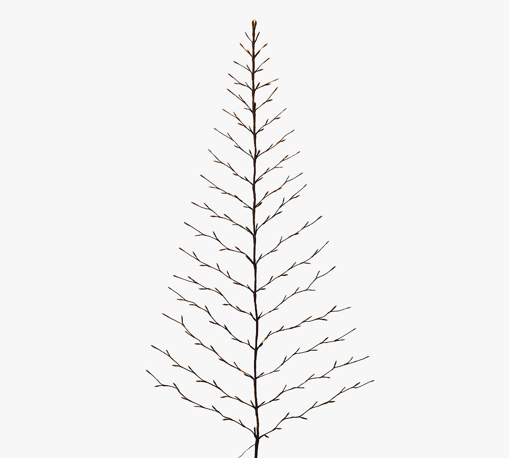 Pottery Barn Lit LED Tree Shaped Wall Decor