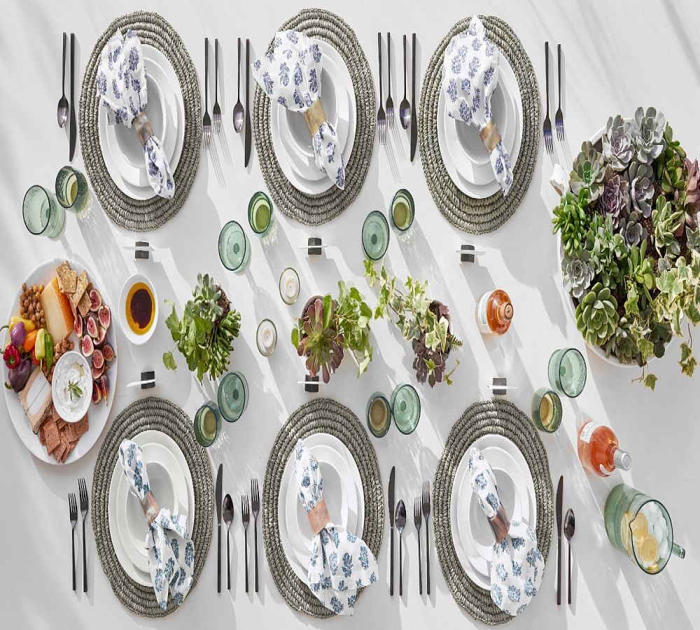 Pottery Barn Larkin Outdoor Melamine Salad Plates