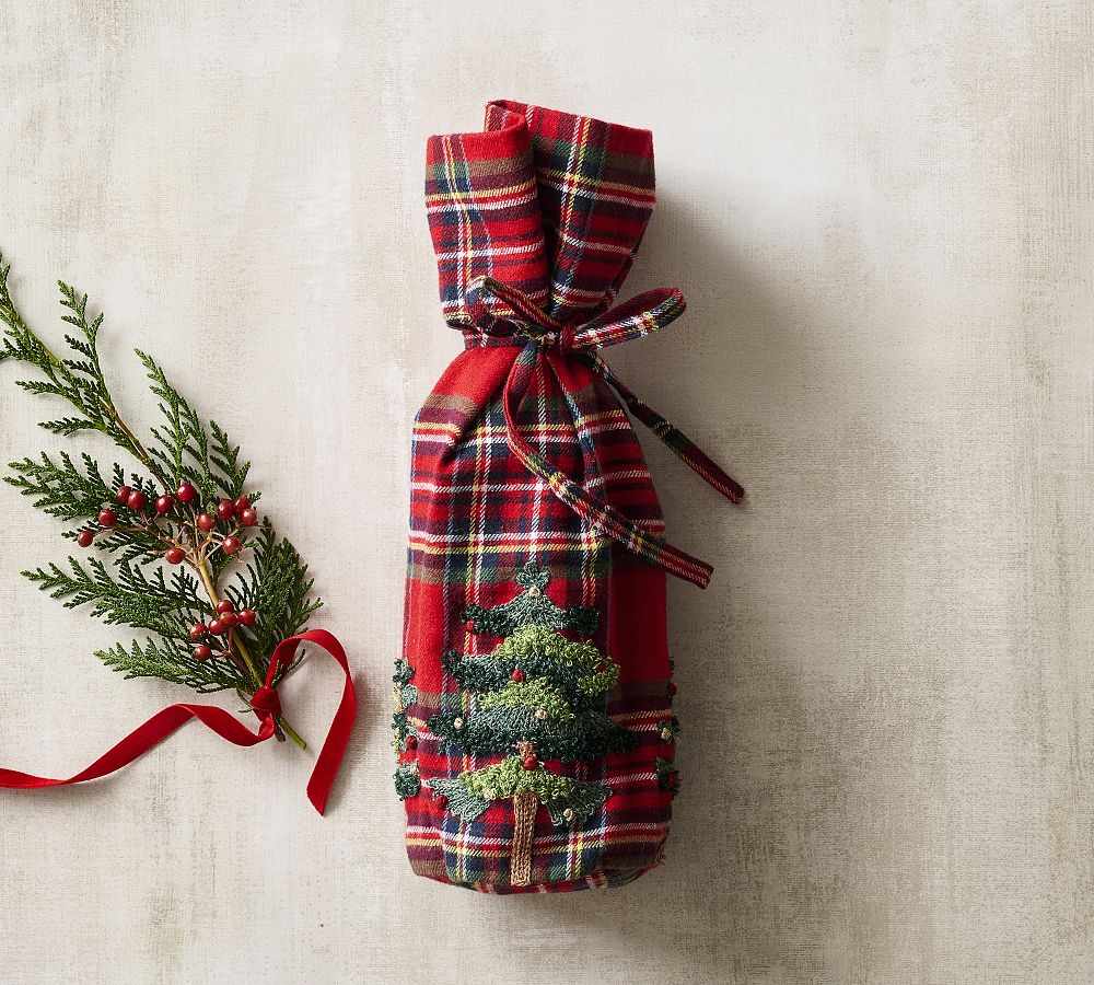 Pottery Barn Holiday Wine Bag Collection